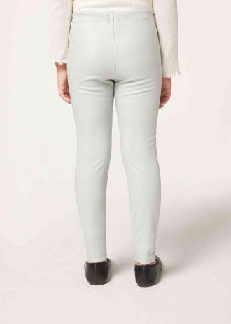 Girls’ Leather Effect Thermal Leggings