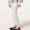 Girls’ Leather Effect Thermal Leggings