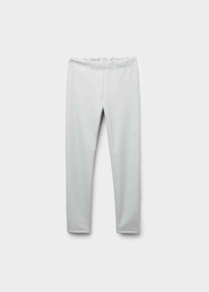 Girls’ Leather Effect Thermal Leggings