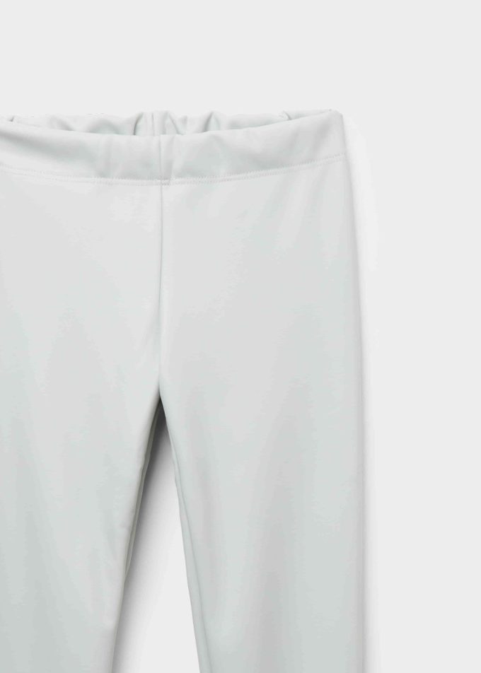 Girls’ Leather Effect Thermal Leggings