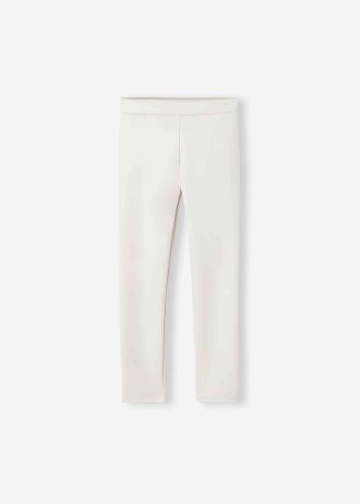 Girls’ Leather Effect Thermal Leggings