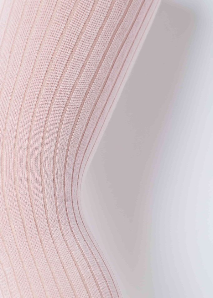 Girls Narrow Rib Cotton Tights