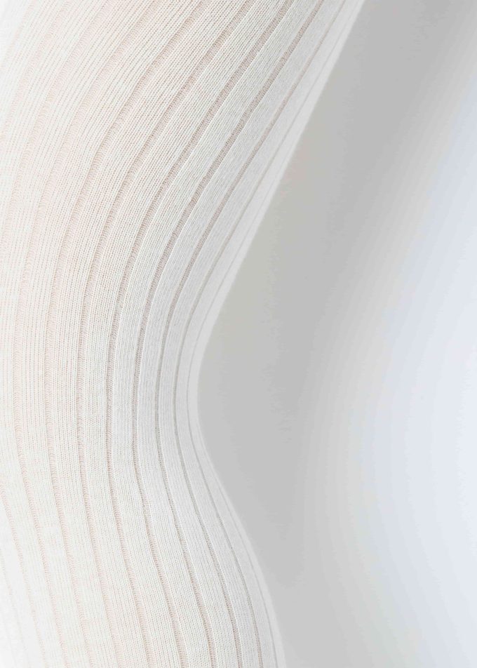 Girls Narrow Rib Cotton Tights