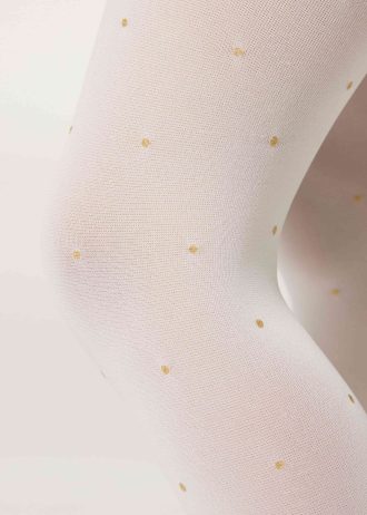 Girls’ Opaque Tights with Glitter