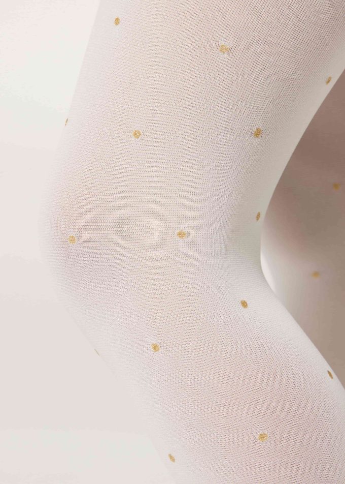 Girls’ Opaque Tights with Glitter