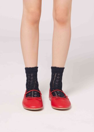 Girls’ Openwork Short Socks