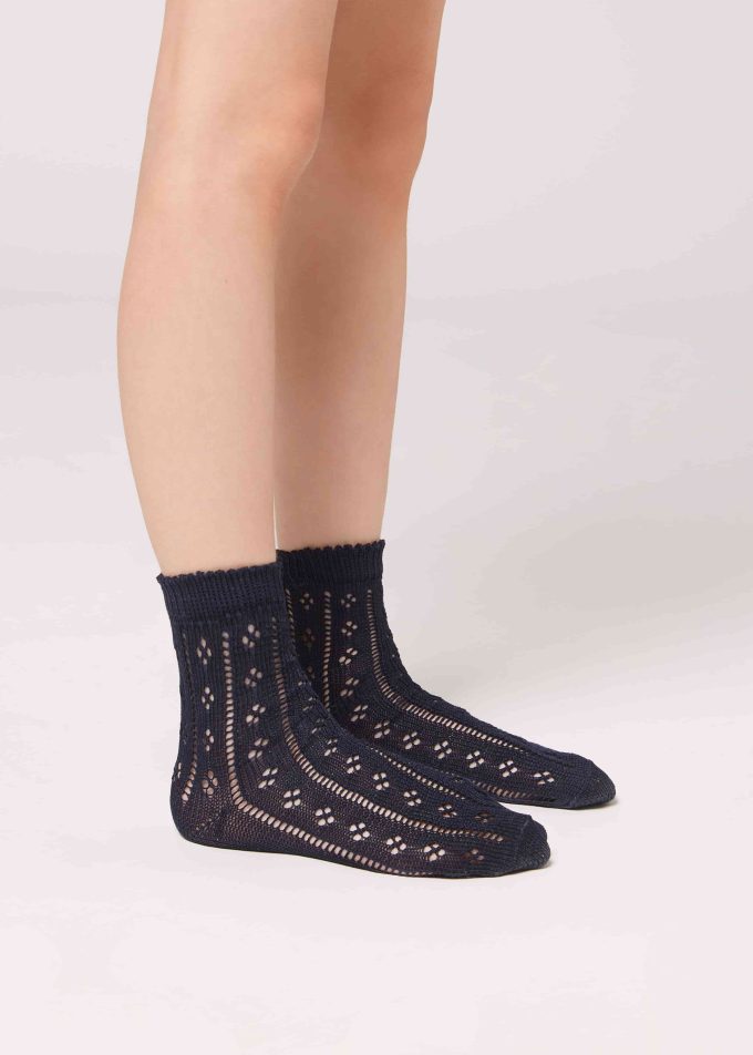 Girls’ Openwork Short Socks