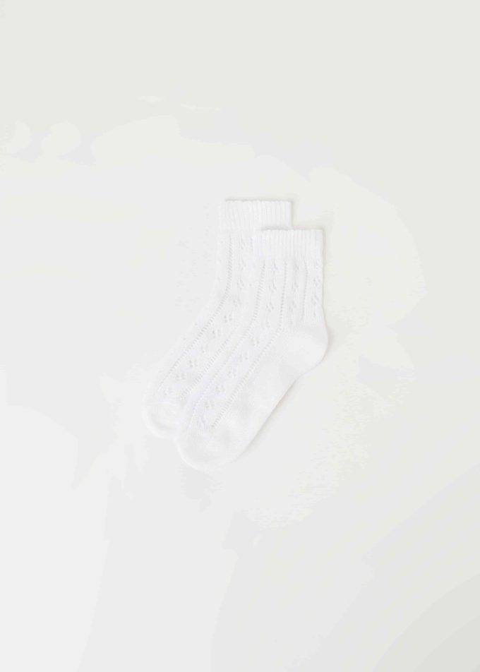 Girls’ Openwork Short Socks