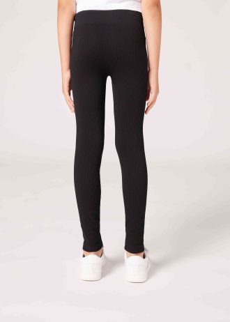 Girls’ Ribbed Leggings