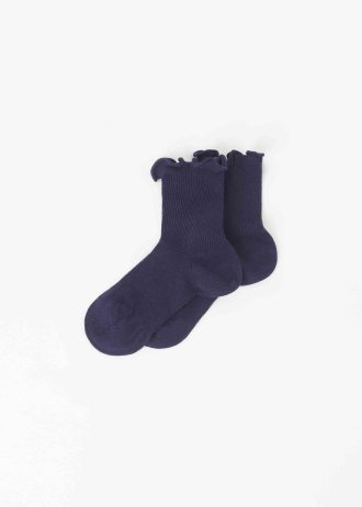 Girls’ Ribbed Short Socks
