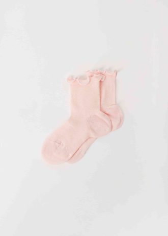 Girls’ Ribbed Short Socks