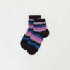 Girls’ Striped Short Socks