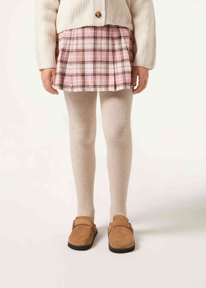 Girls’ Super Opaque Tights with Cashmere