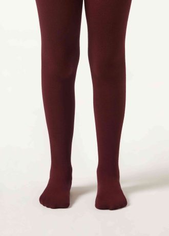 Girls’ Super Opaque Tights with Cashmere