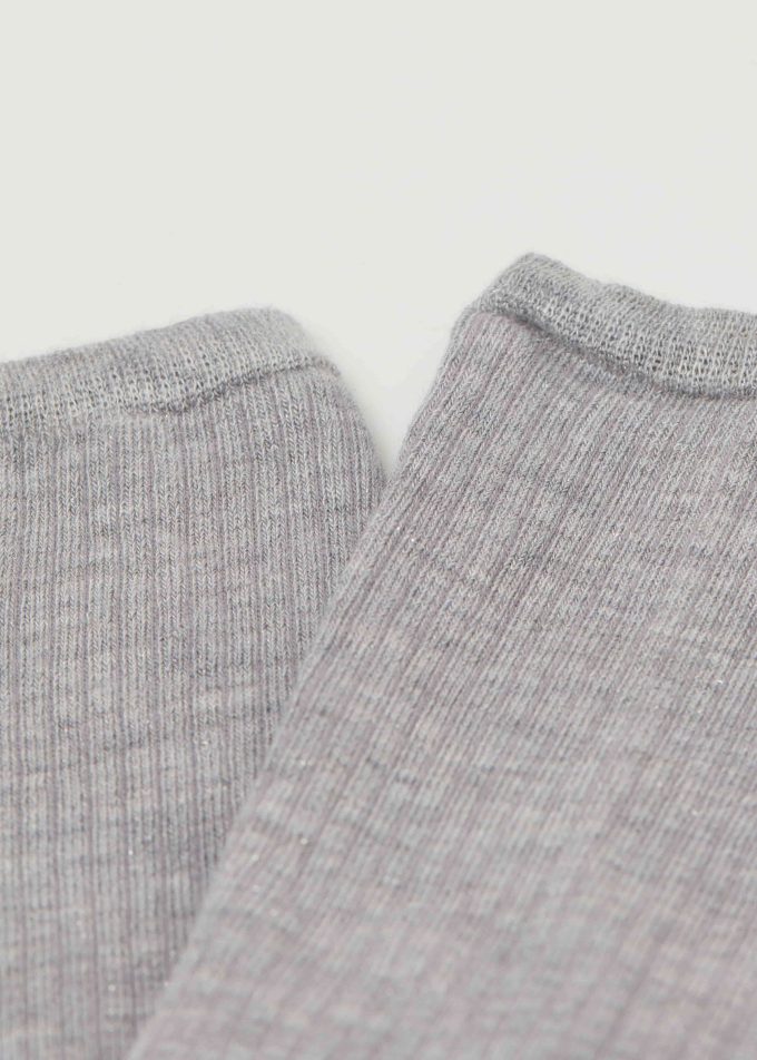 Glitter Cashmere Short Socks