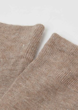 Glitter Long Socks with Cashmere