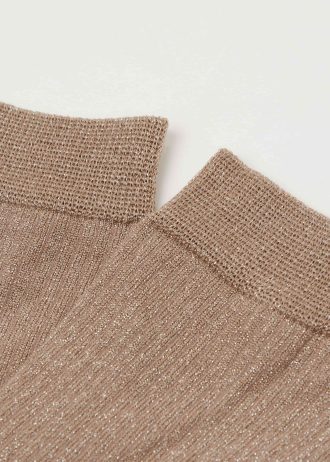 Glitter Ribbed Socks