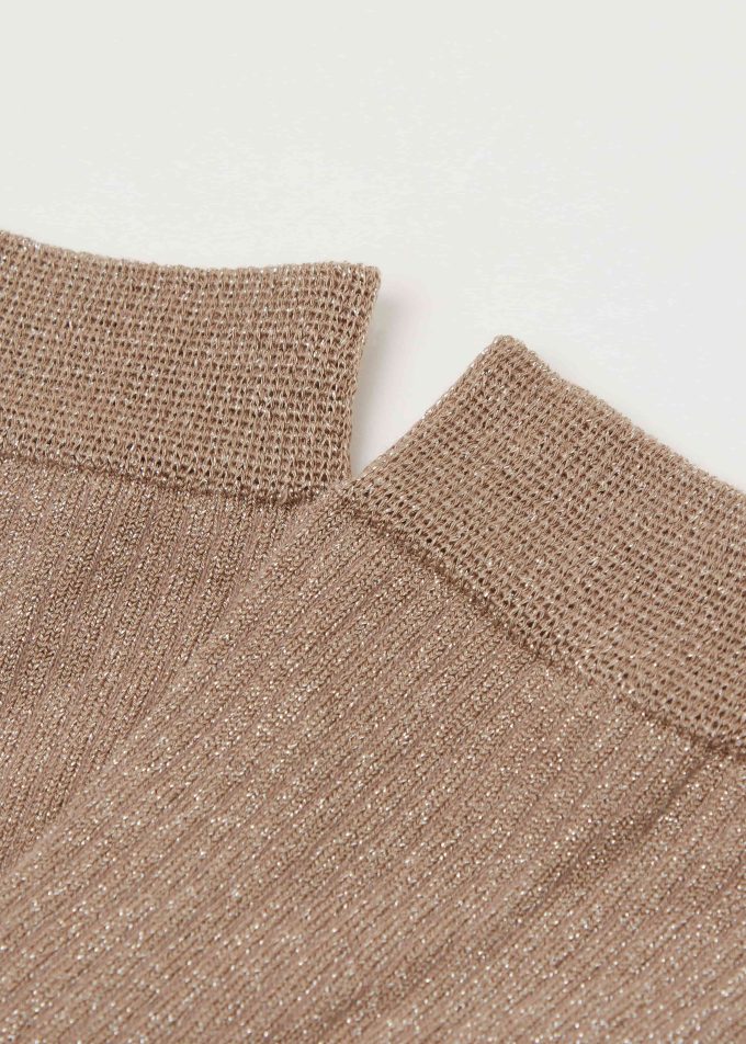 Glitter Ribbed Socks