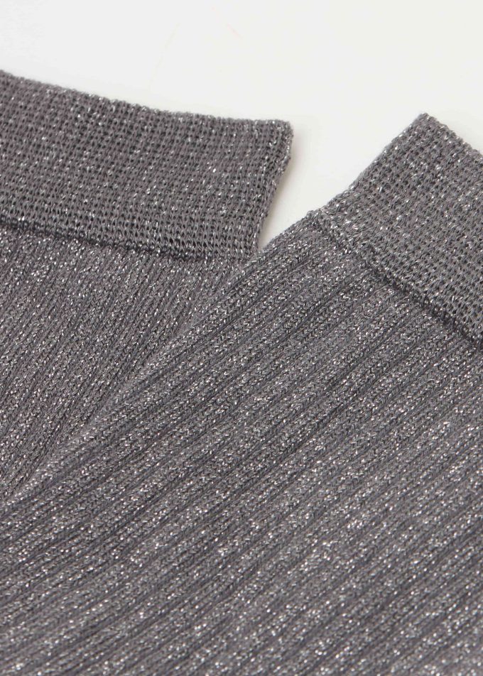 Glitter Ribbed Socks