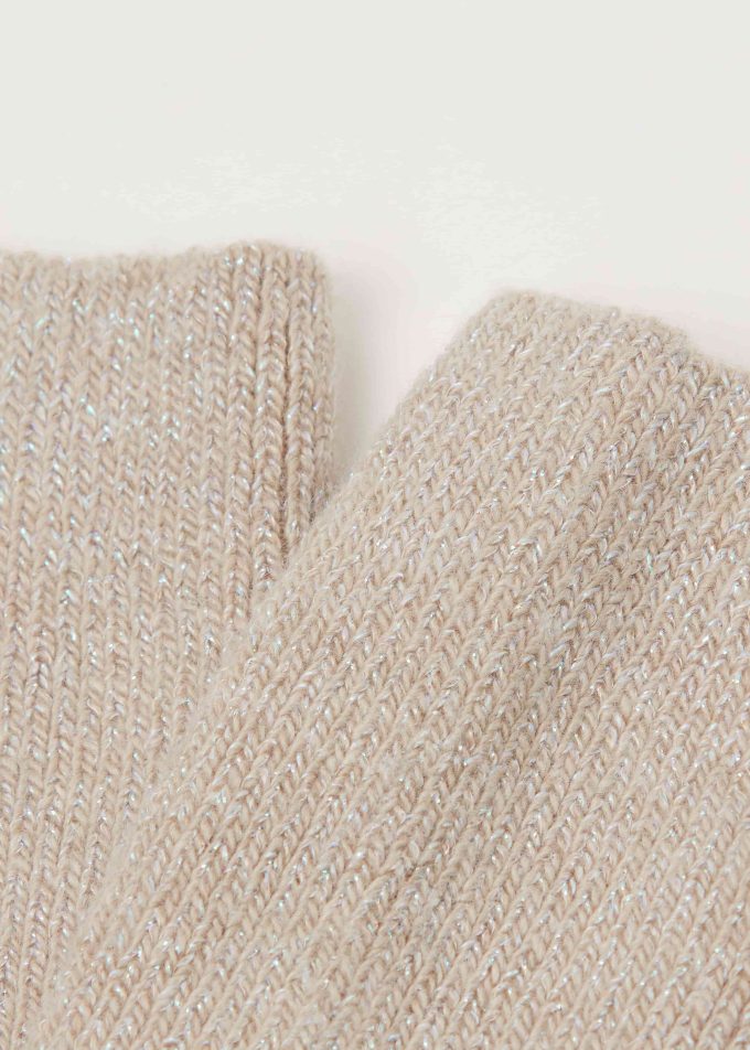 Glitter Socks with Cashmere