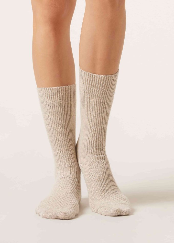 Glitter Socks with Cashmere