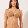 Graduated Padded Push-Up Bikini Top Golden Gleam
