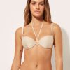 Graduated Padded Push-Up Bikini Top Golden Gleam Graduated Padded Push-Up Bikini Top Golden Gleam