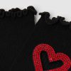 Heart Cut-Out Socks