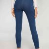 High-Waist Skinny Denim Leggings