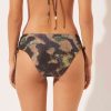 High-Waisted Bikini Bottoms Sparkling Camouflage