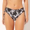 High-Waisted Brief Bikini Palms