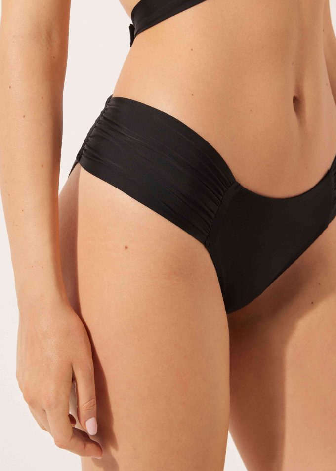 Indonesia Ruched Bikini Bottoms