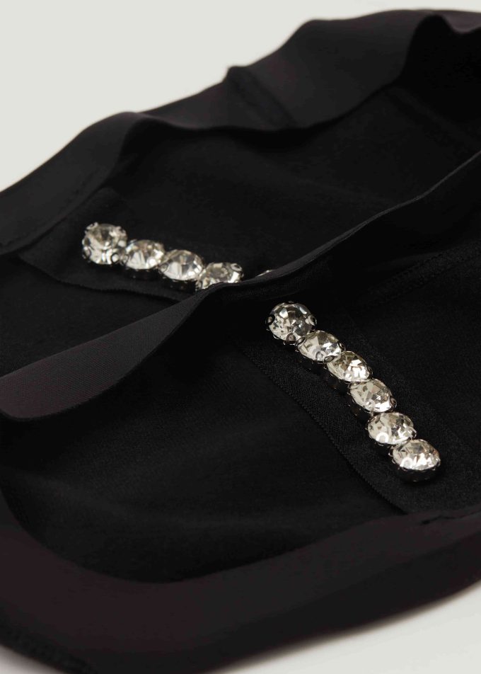 Invisible Socks with Diamanté Appliqué Details Invisible Socks with Diamanté Appliqué Details