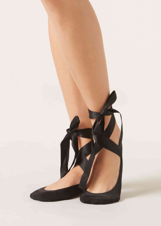 Invisible Socks with Ribbon