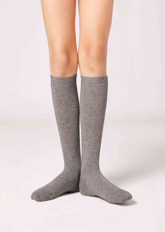 Kids’ Breathable Cotton Long Socks