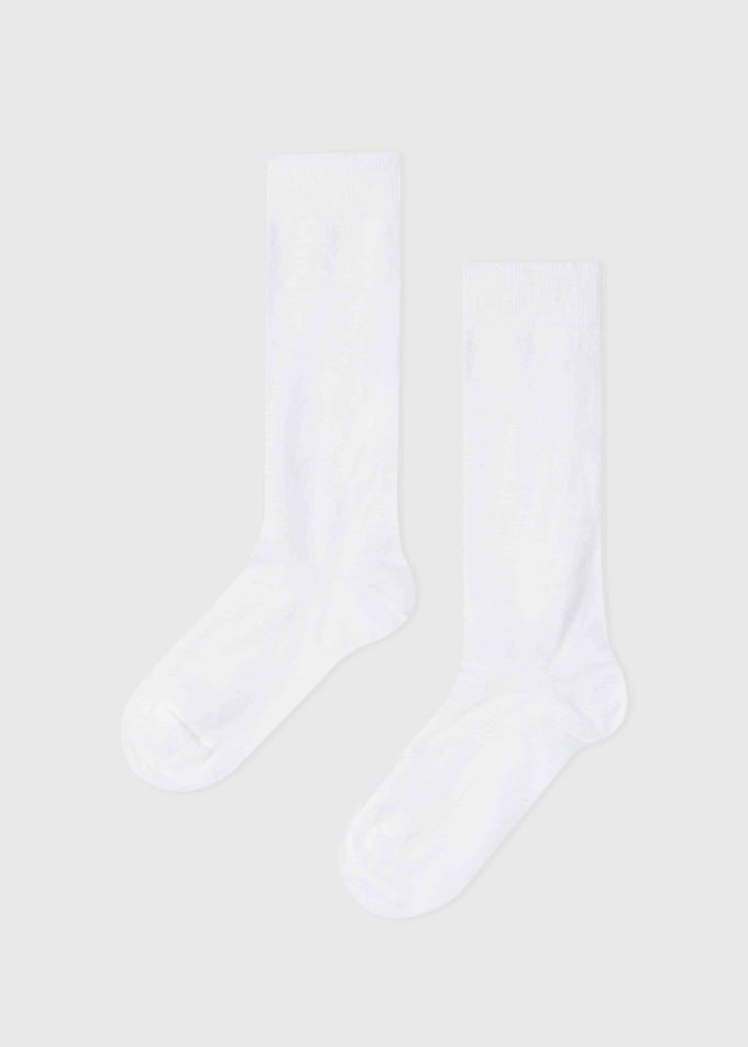 Kids’ Breathable Cotton Long Socks