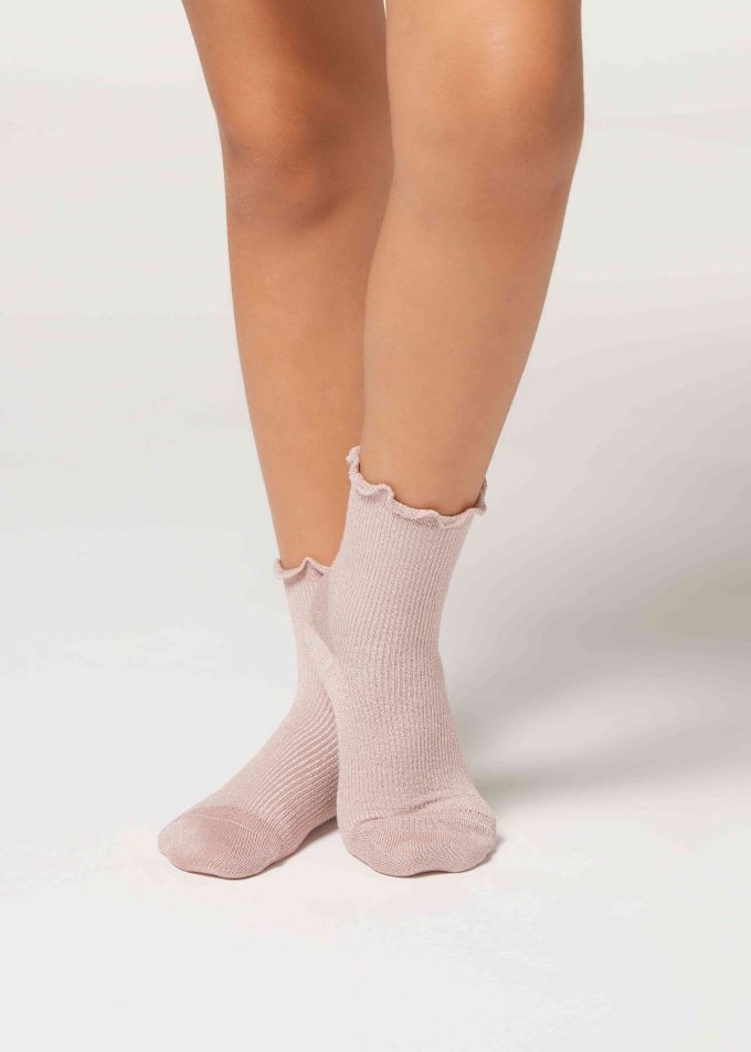 Kids’ Chic Glitter Socks
