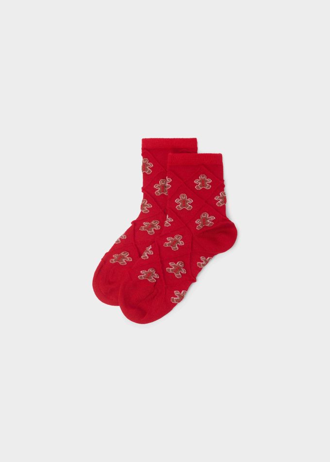 Kids’ Christmas Gingerbread Man Socks Kids’ Christmas Gingerbread Man Socks
