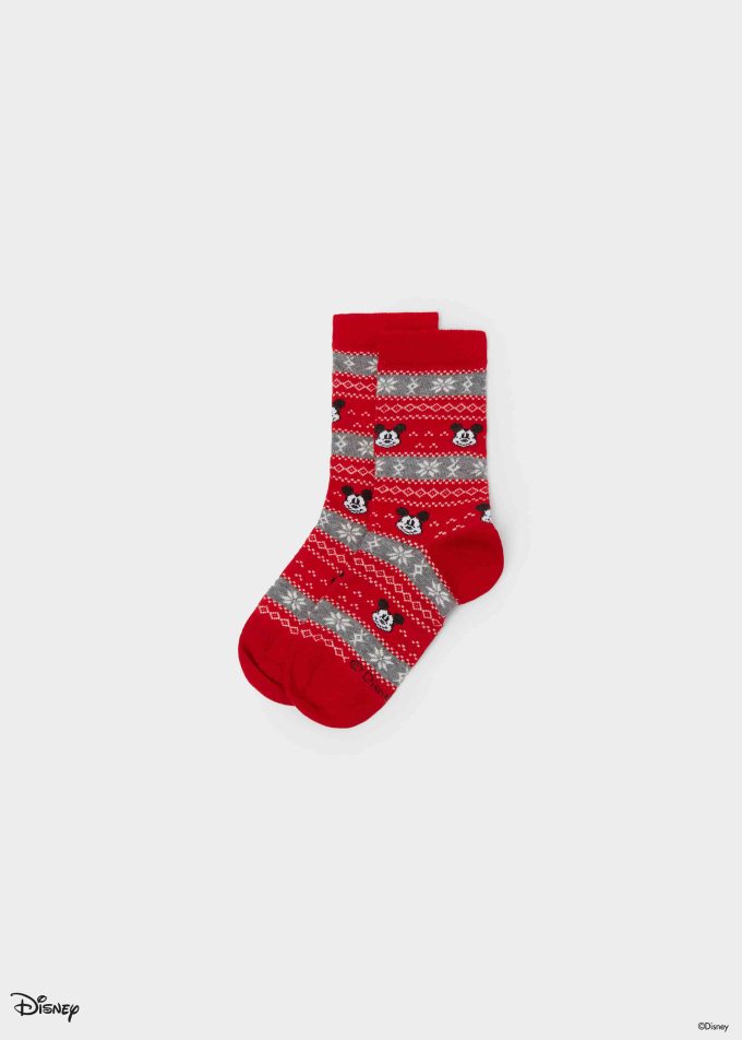 Kids’ Christmas Mickey Mouse Socks Kids’ Christmas Mickey Mouse Socks