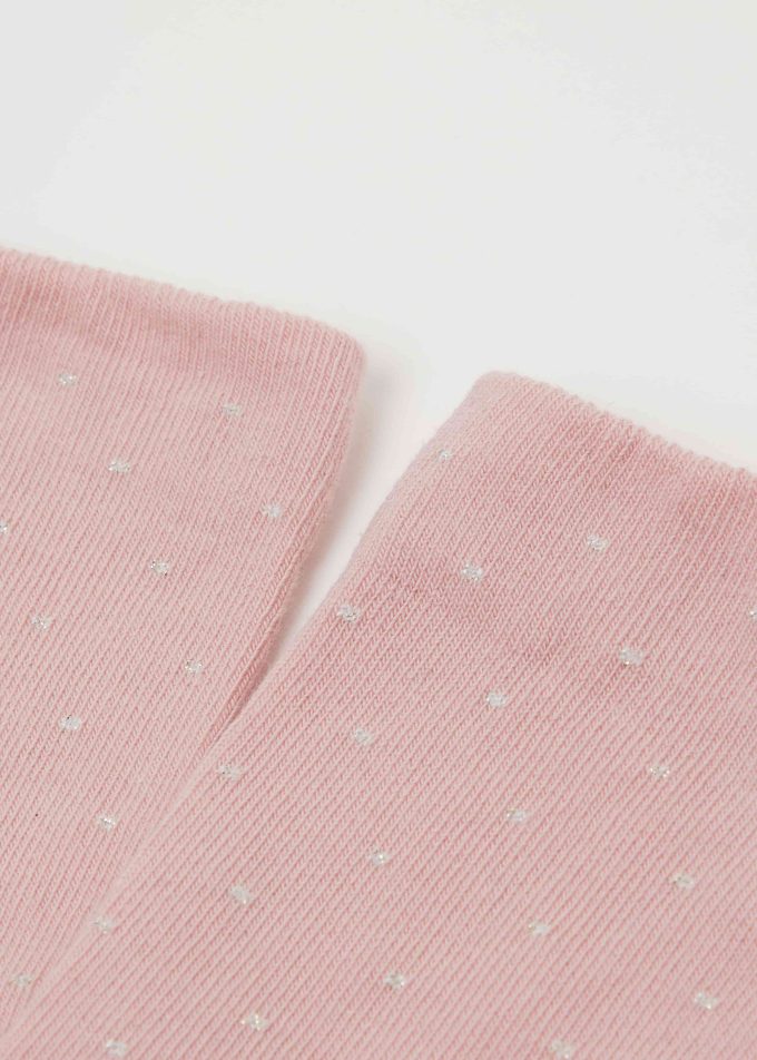 Kids’ Polka Dot Glitter Socks