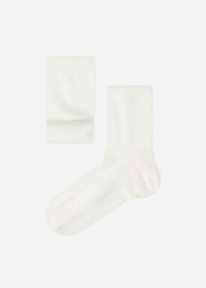 Kids’ Short Socks with Cashmere