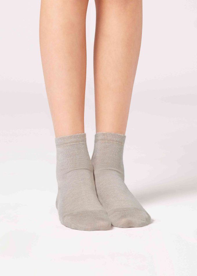 Kids’ Short Socks with Cashmere