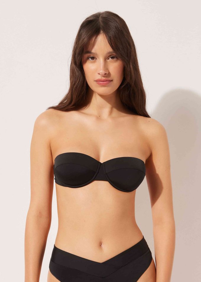 Lightly Padded Balconette Bandeau Bikini Top Indonesia Lightly Padded Balconette Bandeau Bikini Top Indonesia