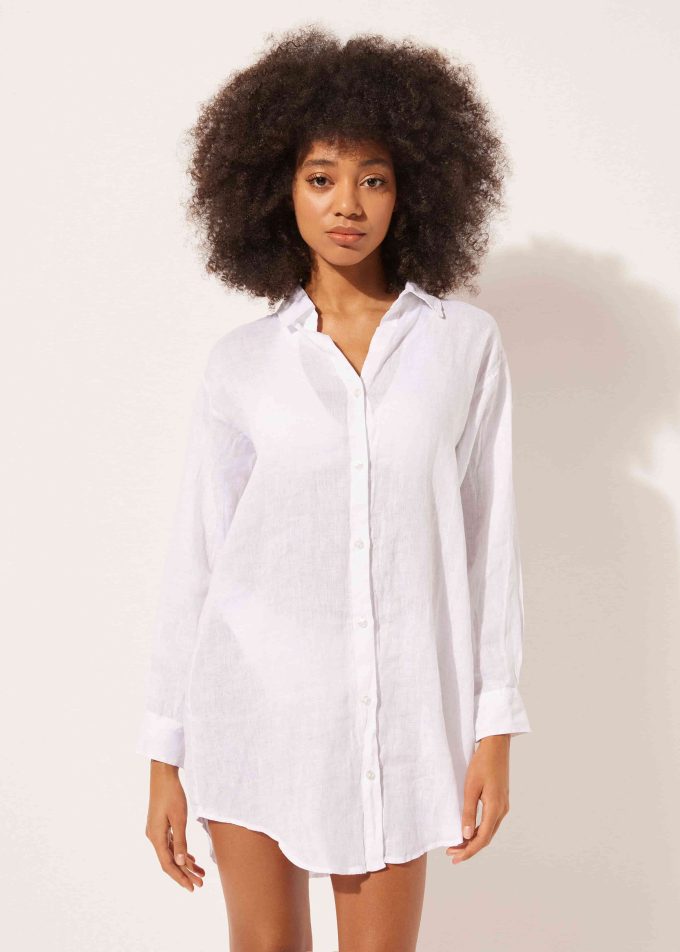 Linen Shirt Dress