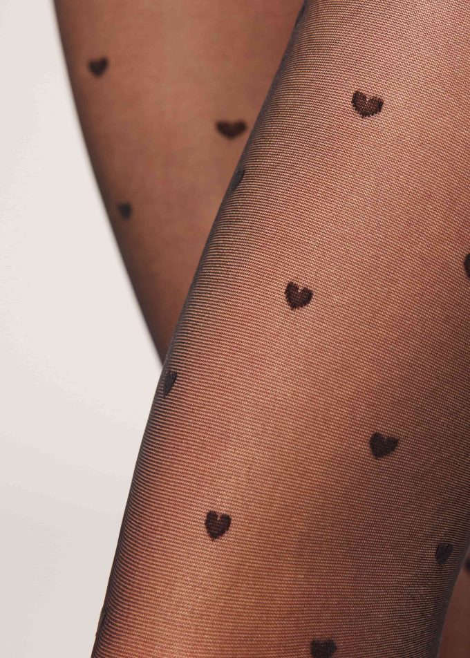Little Hearts 30 Denier Sheer Tights