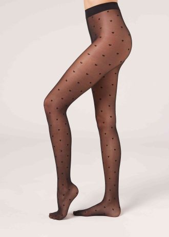 Little Hearts 30 Denier Sheer Tights