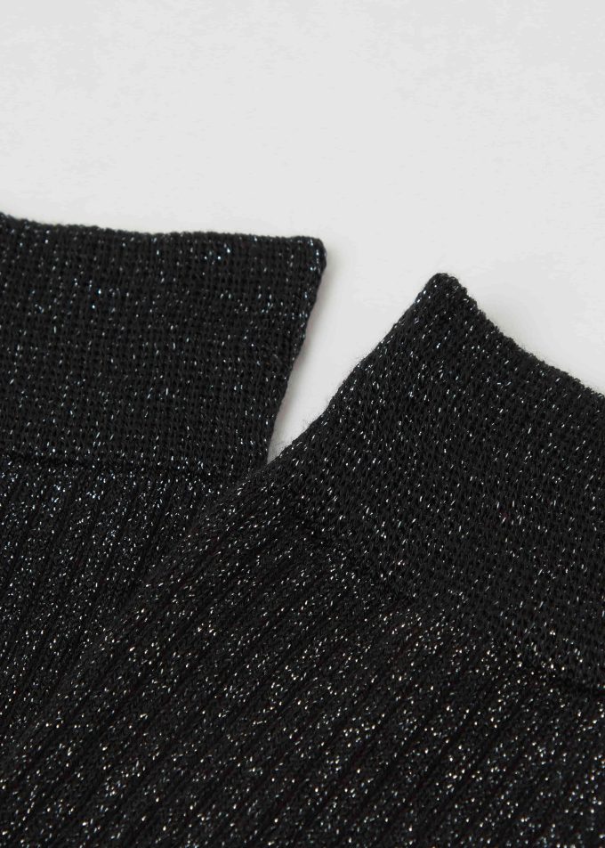 Long Ribbed Cotton Socks