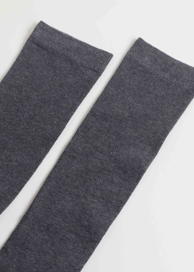 Long Satin Cotton Socks