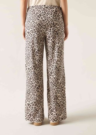 Luxlounge Animal Print Palazzo Trousers