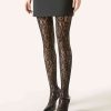Macramé Effect Fishnet Tights